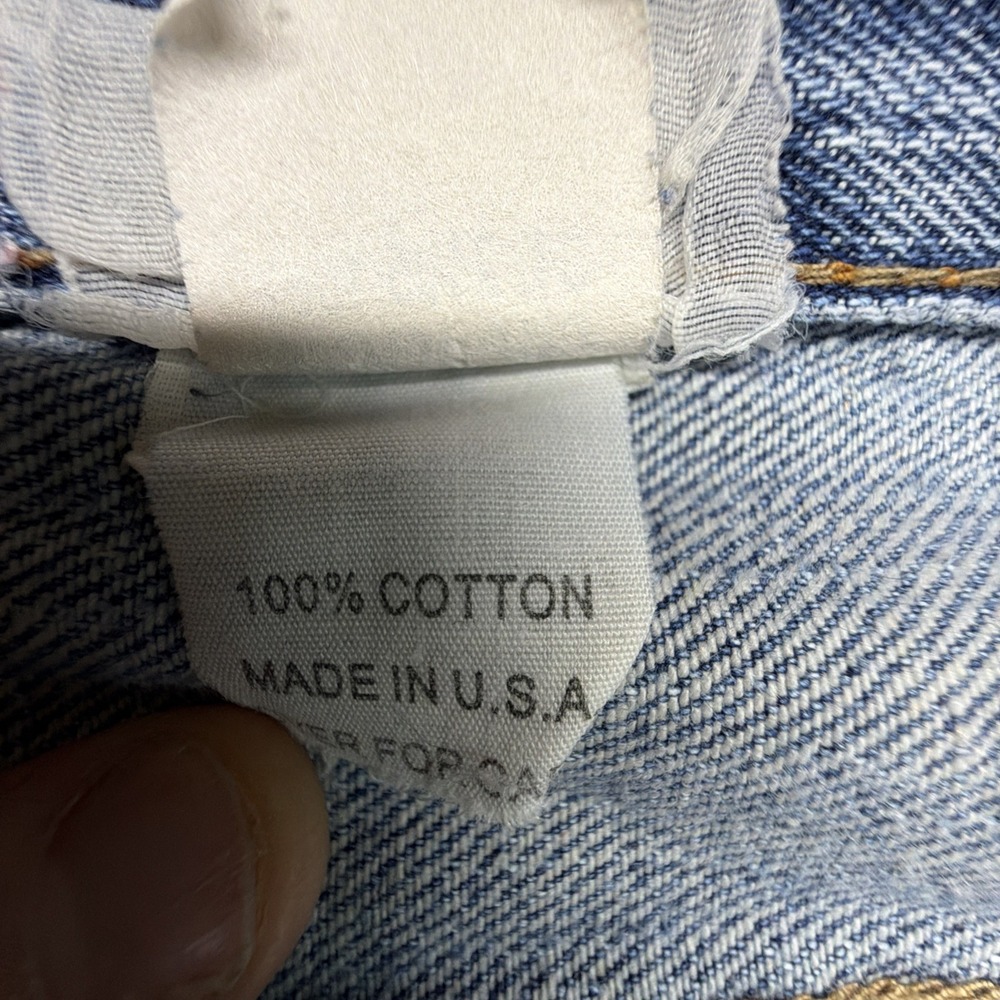 Vintage‎ Abercrombie & Fitch 1892 Boot Jeans Mens 37x28 Blue Premium Denim USA - Picture 5 of 12